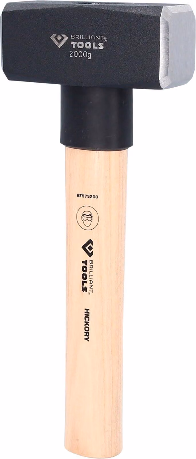 Brilliant Tools Mazza con manico in noce, 2000 g