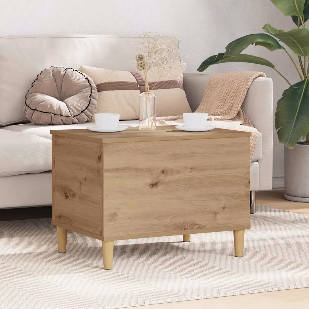 Armadio da notte vidaXL in stile rustico color marrone, L: 60 cm, P: 44,5 cm, H: 45 cm