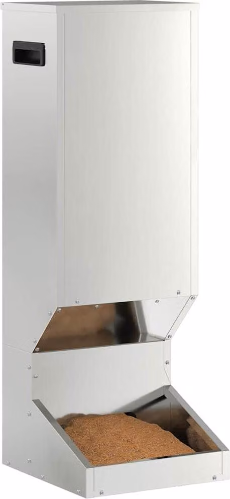 Mangiatore per cervi Argento 28 x 30 x 80 cm Acciaio zincato