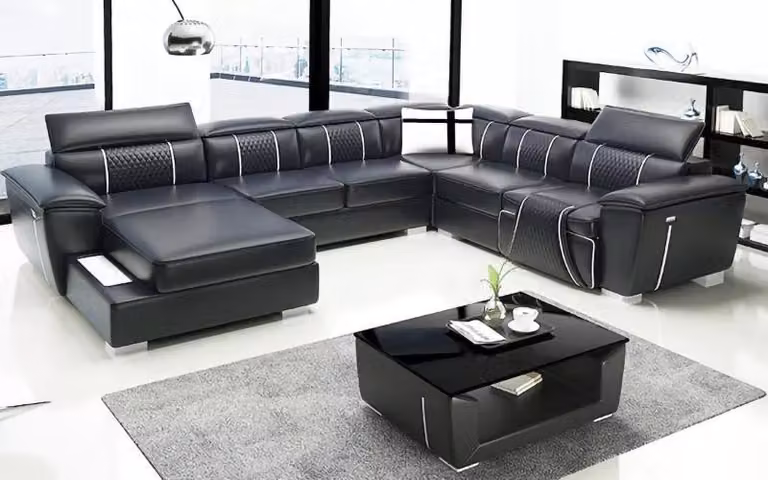 Wohnlandschaft Ecksofa Eckcouch Polster Moderne Design Sofa Sitz Garnituren 2tlg