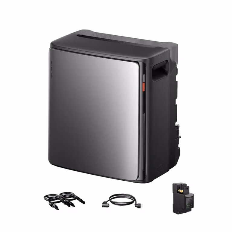 Centrale elettrica da balcone Ecoflow Stream Ultra X 3,84 kWh con apporto solare 2300W incl. contatore intelligente per centrale elettrica da balcone (0% IVA)