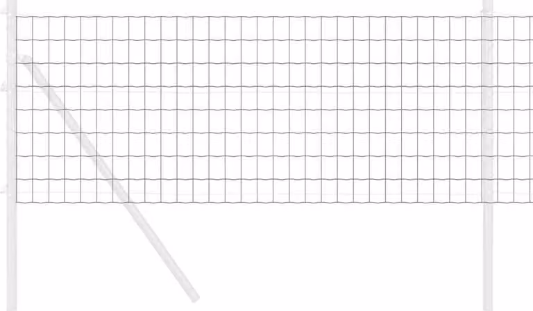 Recinzione Euro Grigio 0,8 x 25 m Ferro rivestito in PVC