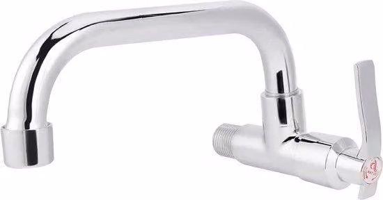 Rubinetto per lavabo a parete Dreher, 25 cm, acciaio inossidabile