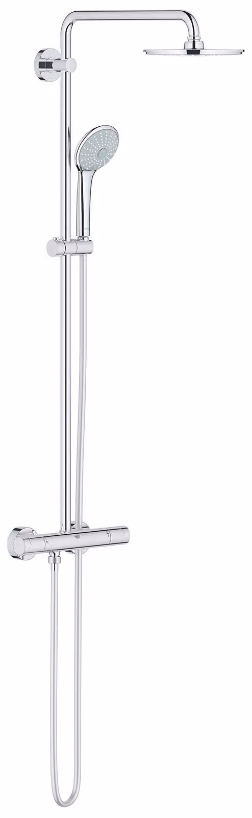 Sistema doccia Euphoria 210 con termostato, diametro 210 mm, cromo