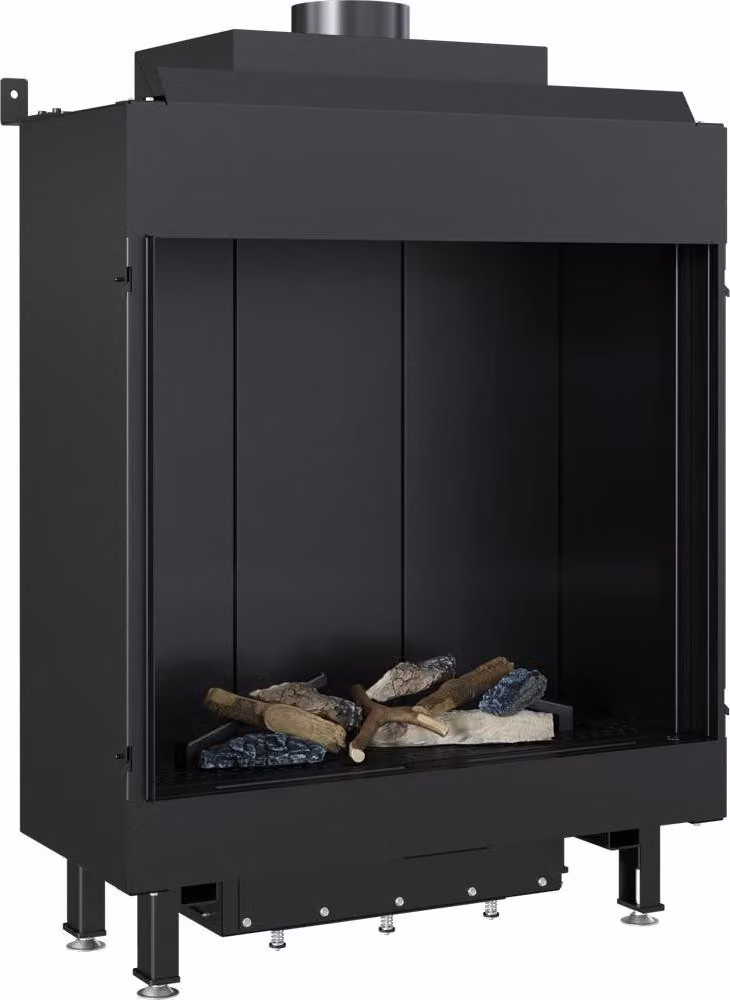 KRATKI LEO 62 caminetto a gas frontale a gas naturale ∅ 100/150 8,6 kW