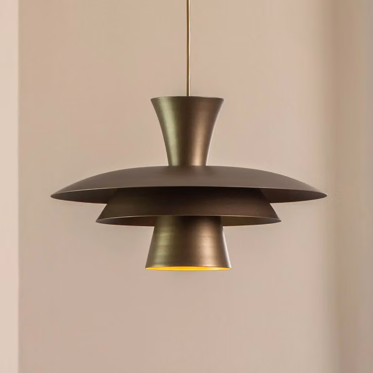Lampada a sospensione Plato Luminex, dimmerabile, Alluminio / Grigio / Zincato, Soggiorno / Sala da pranzo, Metallo, Moderno, Lampada a sospensione