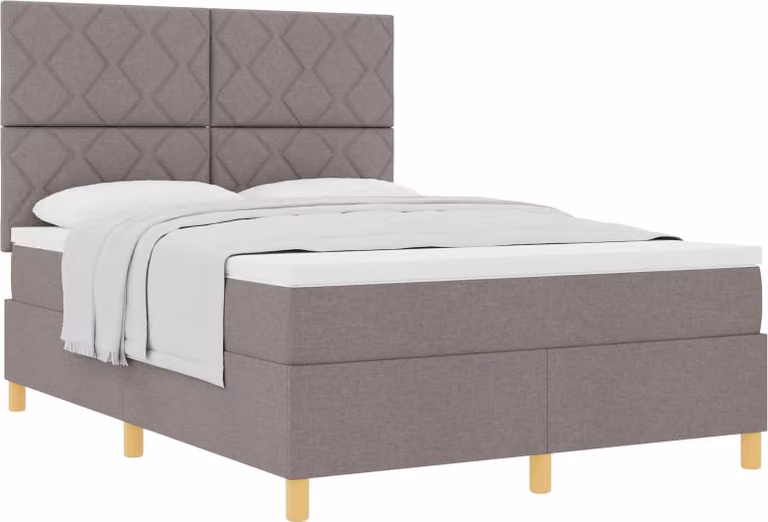Letto a molle con materasso Talpa 160 x 200 cm Tessuto