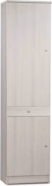 Armadio GIORDANOSHOP con 2 Ante e 1 Cassetto, Colore Marrone, L/P/H: 46 x 34 x 183 cm – 1
