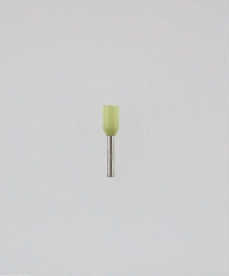 Capicorda DIN 46228 parte 4 isolati, dimensione N, codifica colore TM sezione 0,25 mm² azzurro - 1 pezzo
