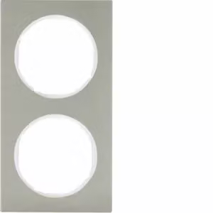 Berker 10122214 Cornice in acciaio inox/bianco polare Berker R.3