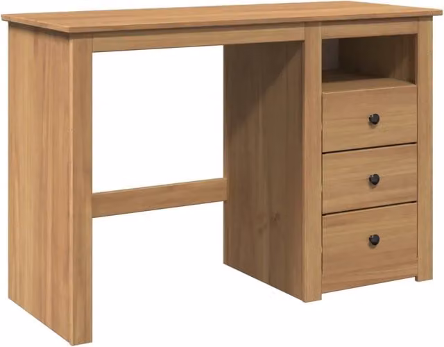Scrivania | Tavolo da Ufficio PANAMA 112x45x75 cm Legno Massello di Pino