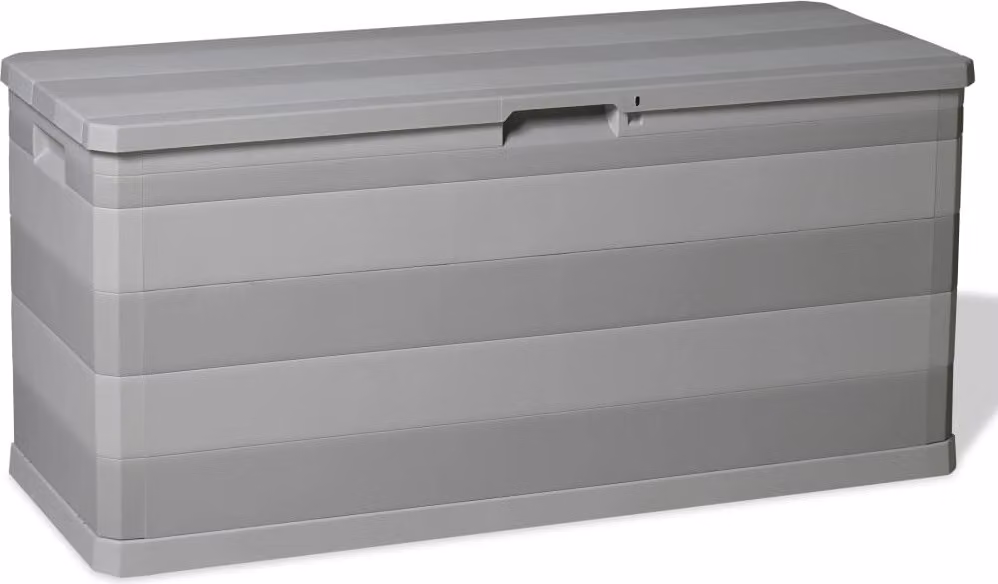 The Living Store box da giardino grigio 117×45×56 cm