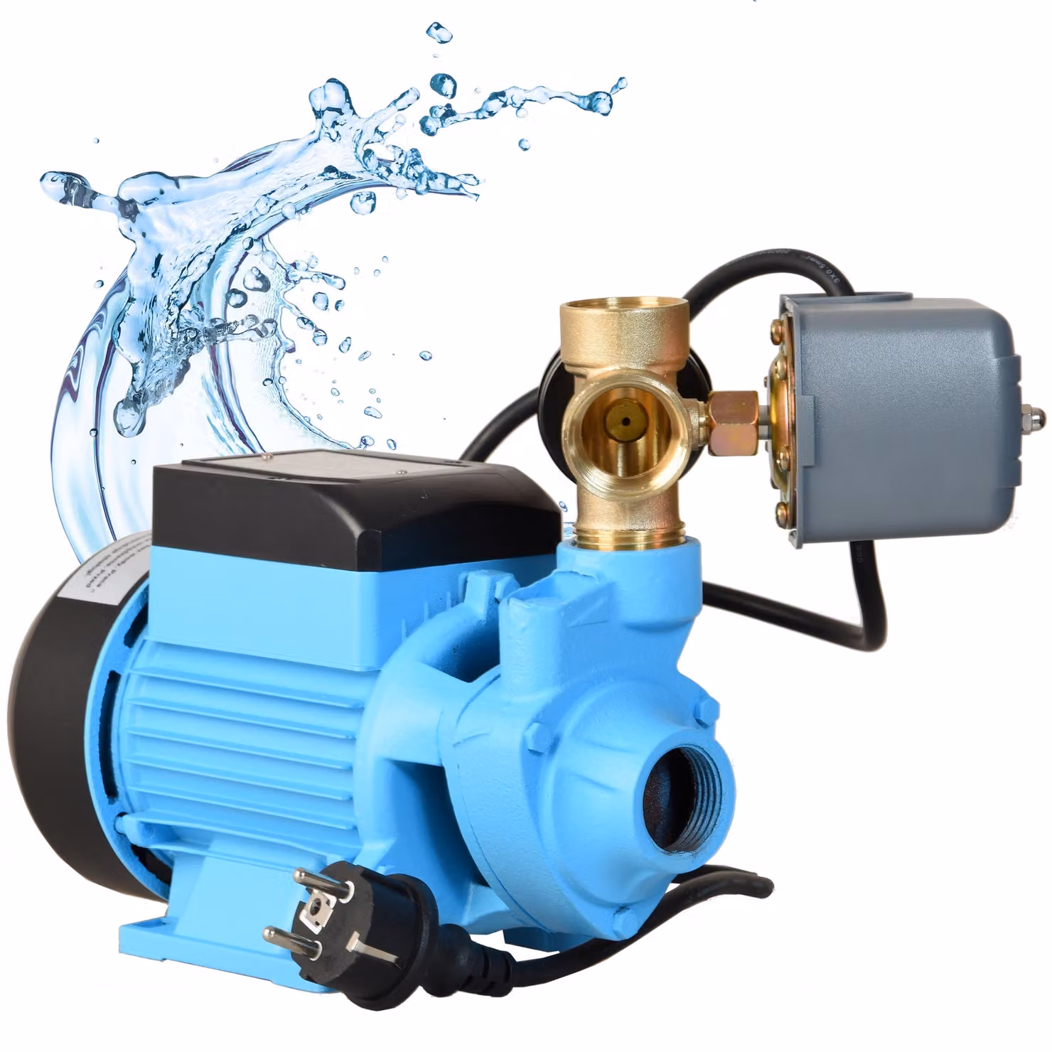 Pompa per acqua Hydrophore QB 60 Acqua 2100L/H 370W 230V Altezza di sollevamento 39M Pompa per irrigazione giardino di superficie Con Accessori