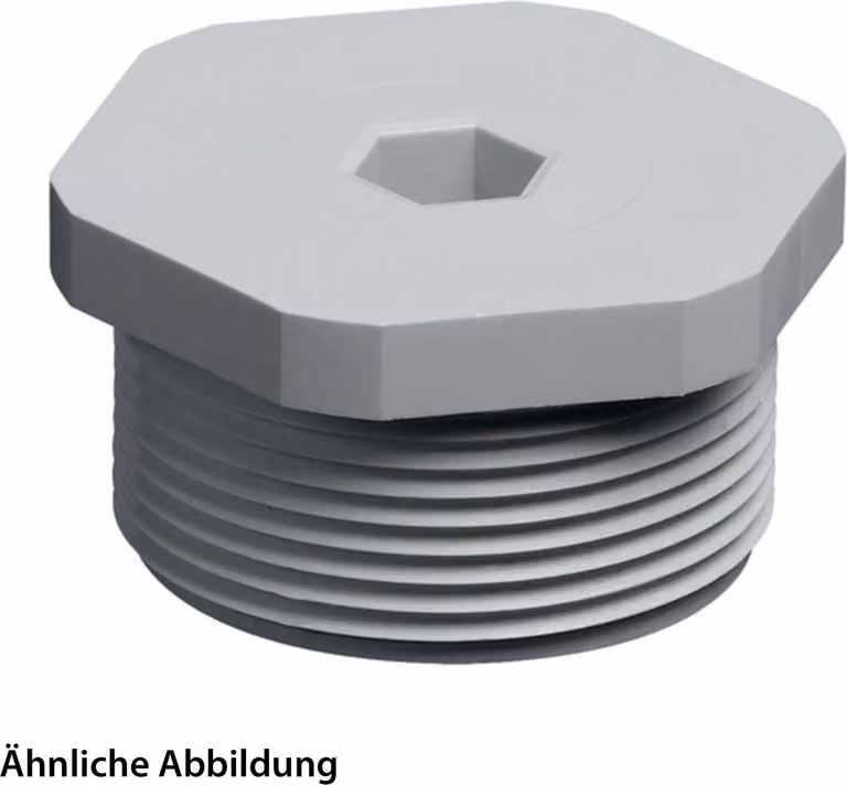 Tappo cieco WISKA M25x1,5 esagonale interno ed esterno con O-ring in poliammide (PA) Lunghezza filettatura 15,0 mm - 1 pezzo