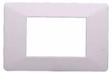 PLACCA COPRINTERRUTTORI BIANCA 'STARLIGHT' 3 Moduli