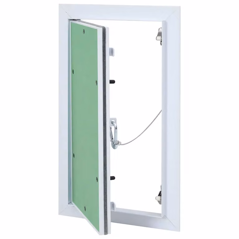 Pannello di accesso in alluminio vidaXL verde e argento L 45 cm x H 25 cm x P 1,27 cm