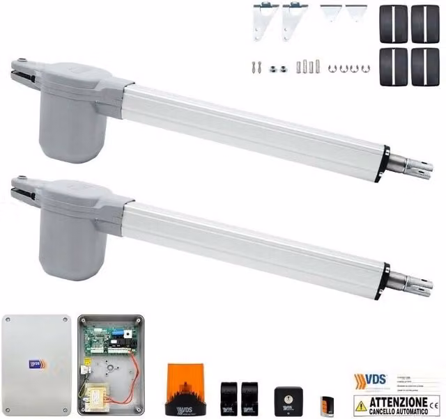 KIT 2 ANTE PER CANCELLI A BATTENTE FINO A 5 MT VDS KIT EGO 400 24V 11024/2 NUOVO