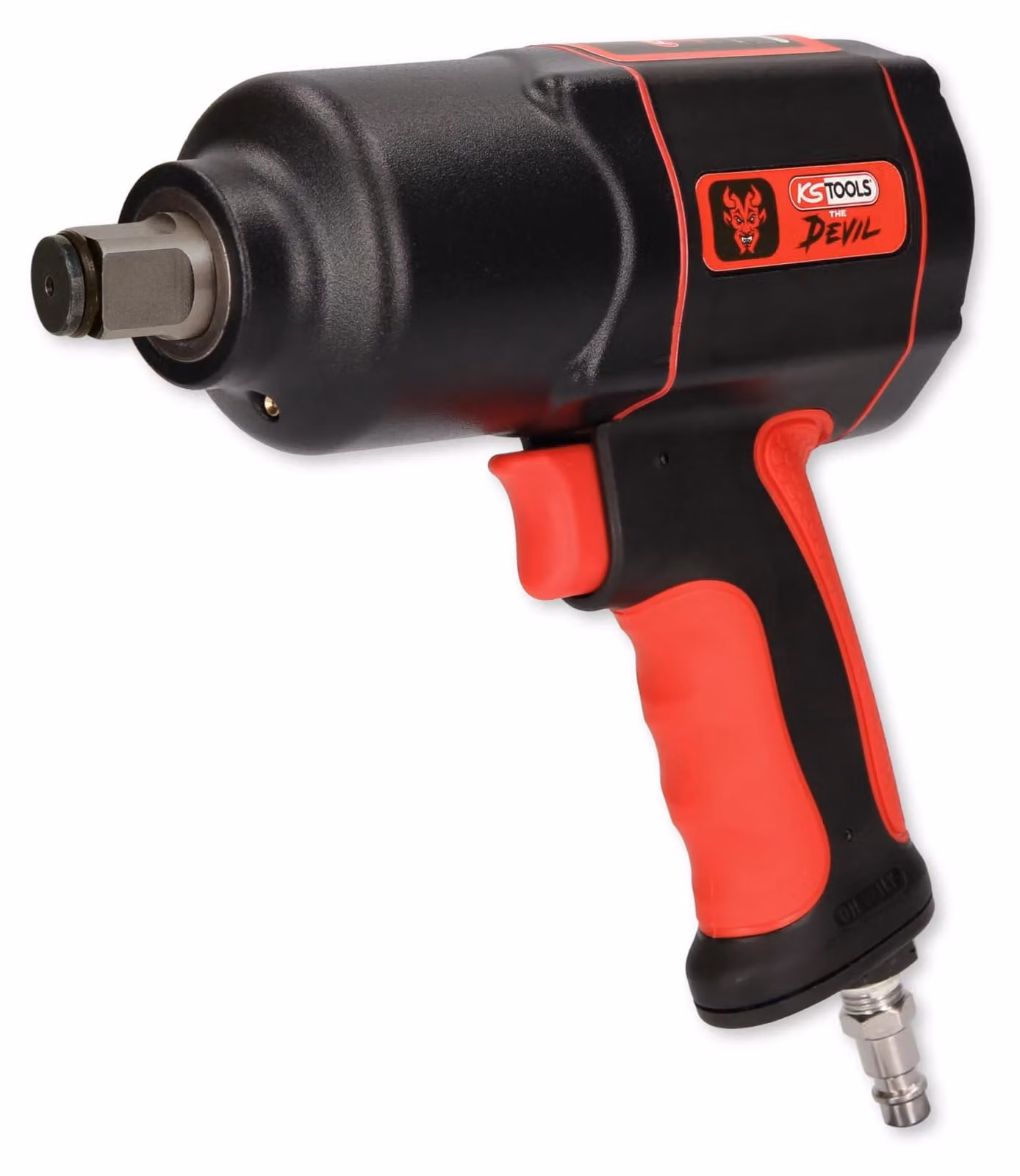 Chiave pneumatica per bulloni - Coppia di 2000 Nm - Attacco da 3/4 di pollice - Alluminio - Argento - Utensile manuale