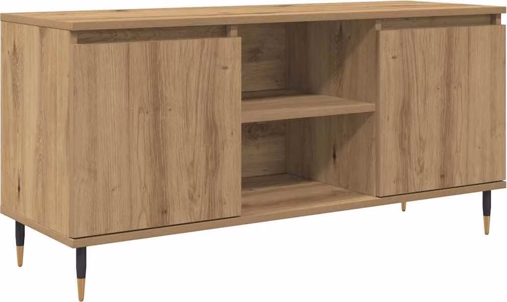 Mobile TV Rovere artigianale 104 x 35 x 50 cm Legno multistrato