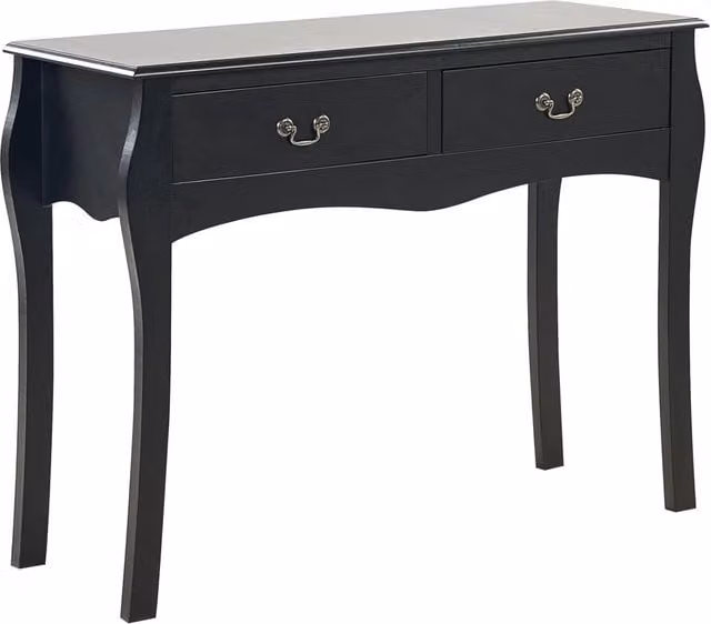 Consolle Beliani in Legno Nero con Design Classico per Soggiorno o Ingresso L 100 cm