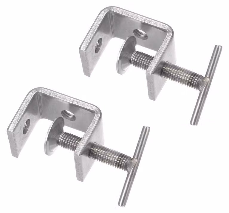 Solidchoice - Morsetto a C con apertura della ganascia di 40 mm per lavorazione del legno e del metallo (set di 2)
