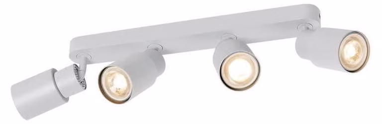 SLV PURI 2.0 Tubo, plafoniera da parete e soffitto, lungo, 4 x max. 6W GU10, grigio 1008347