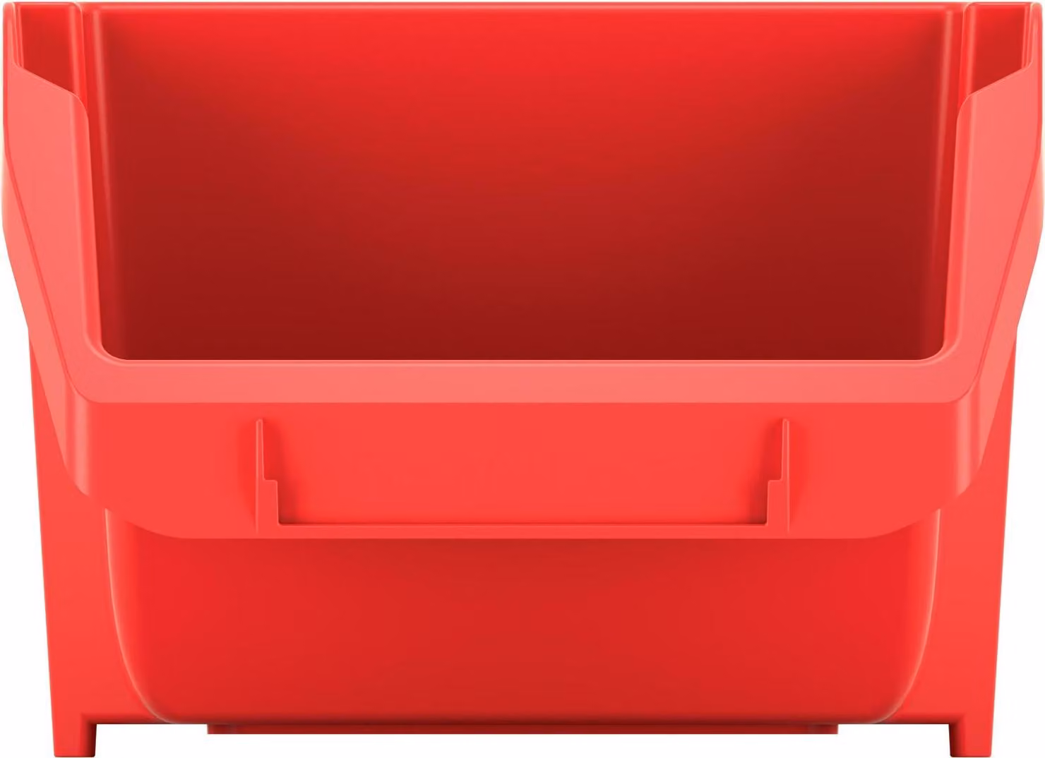 Vassoio portautensili corto con supporto a parete larghezza 20 cm Rosso