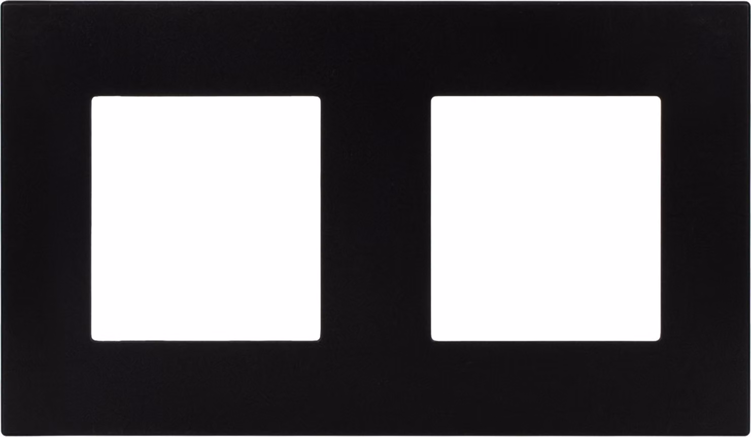Telaio in PVC NERO a 2 poli per sistema RTX SH