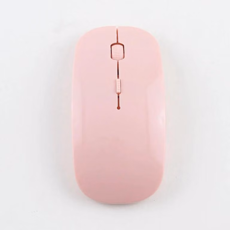 Mouse wireless da 2,4 GHz - Design super sottile - rosa