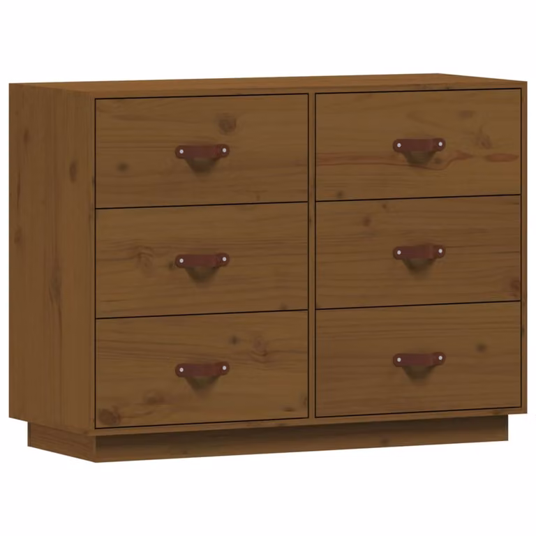Credenza ambra 100x40x75 cm in Legno Massello di Pino