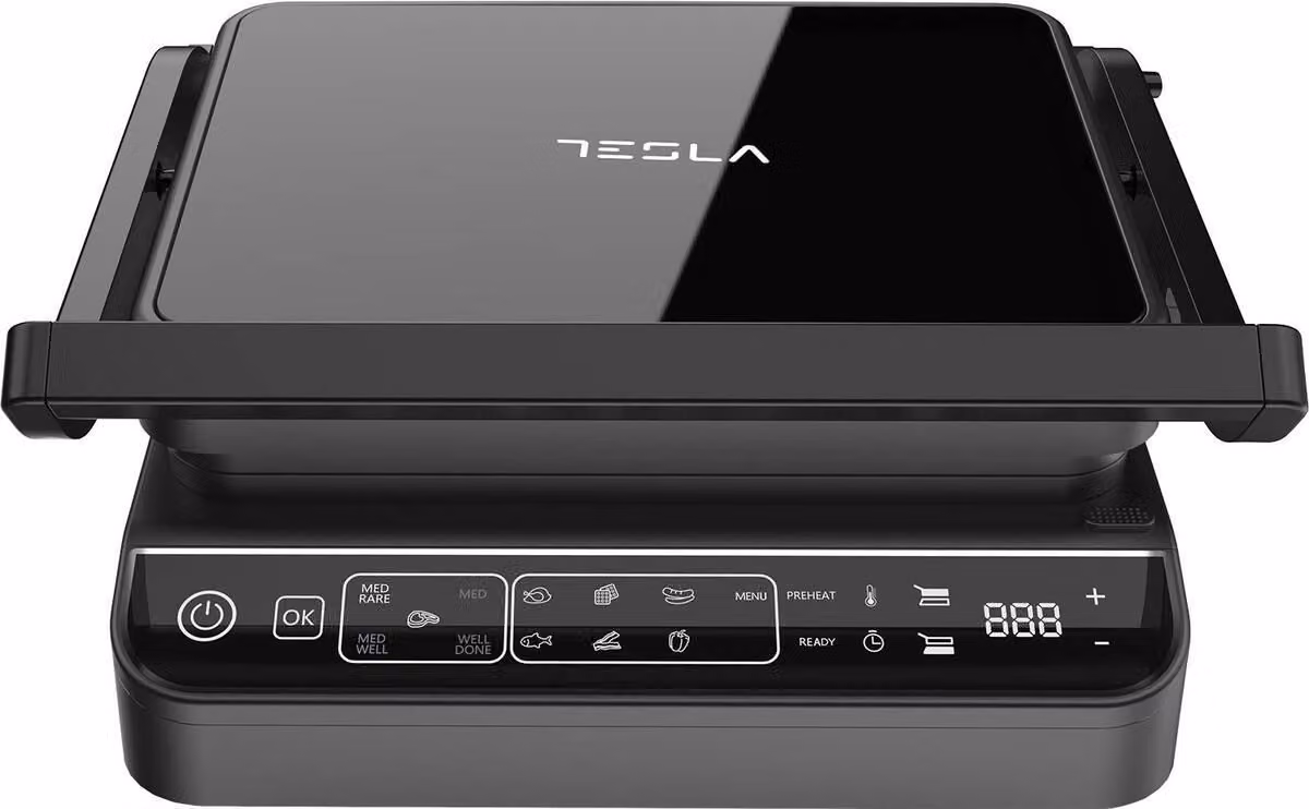 Griglia per carne nera da 2000 w Tesla GR500BG