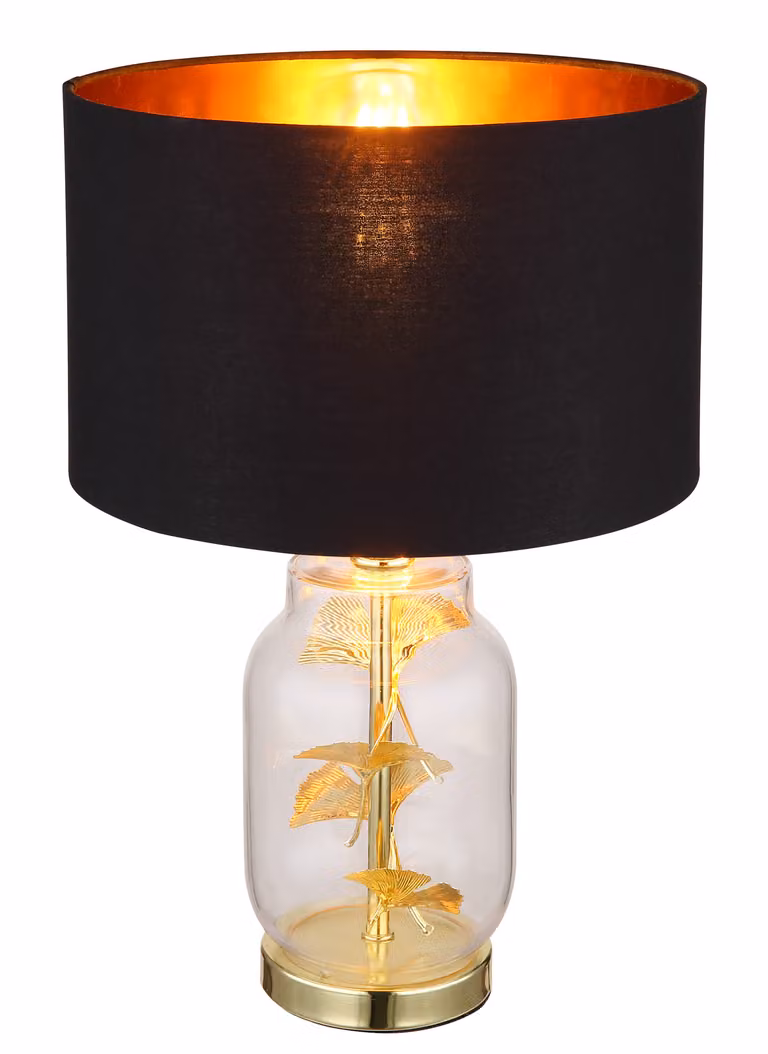 Globo Lighting lampada da tavolo in metallo color ottone, 1x E27