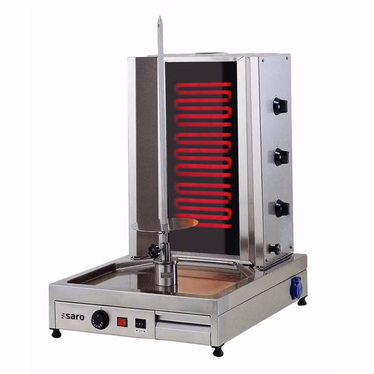 Griglia elettrica Saro per doner/gyro da 40 kg di carne (Ed3)