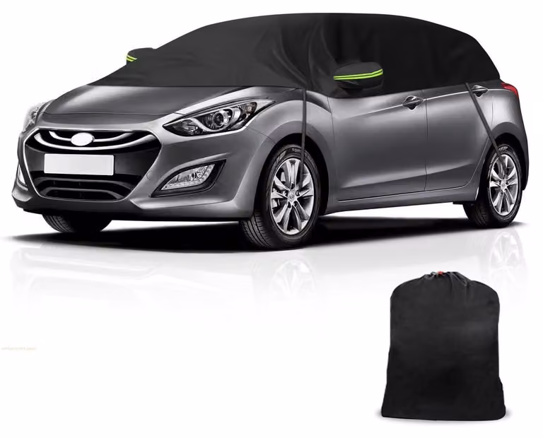 Copertura parziale per auto, impermeabile, adatta per Hyundai i30 hatchback dal 2006 al 2025, resistente ai raggi UV, protezione per tutte le condizioni atmosferiche