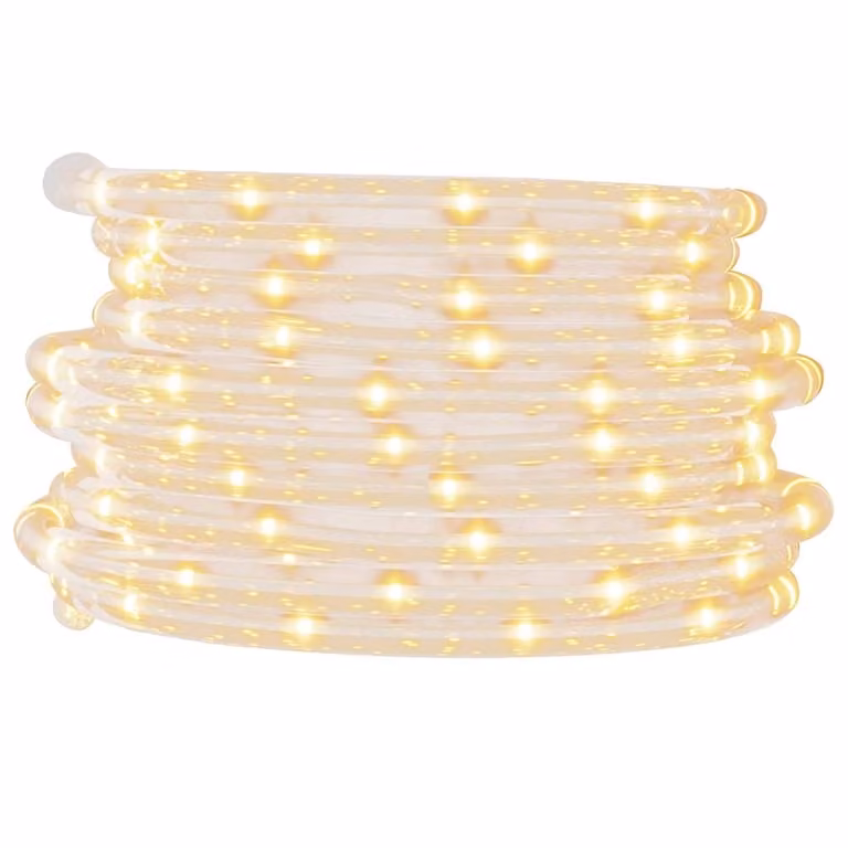 Stringa di Luci con 1200 LED Bianco Caldo 50 m in PVC