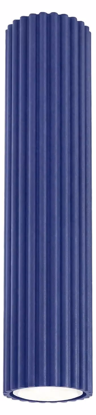 Plafoniera KARBON 30 oltremare 1xGU10 10W alluminio 30x6.5x6.5cm Sollux Lighting