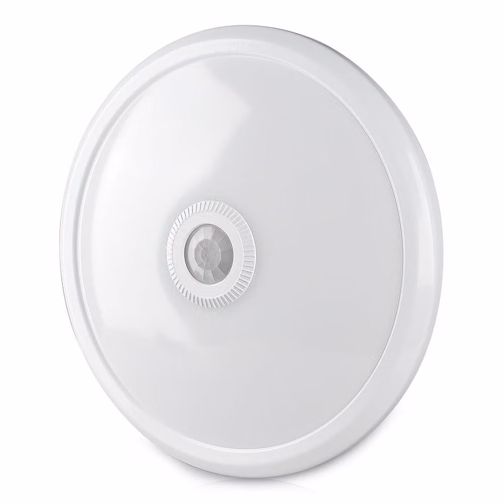 Plafone LED V-TAC VT-13(809), EEK: G, 12 W, 800 lm, 6400K, sensore di movimento, bianco