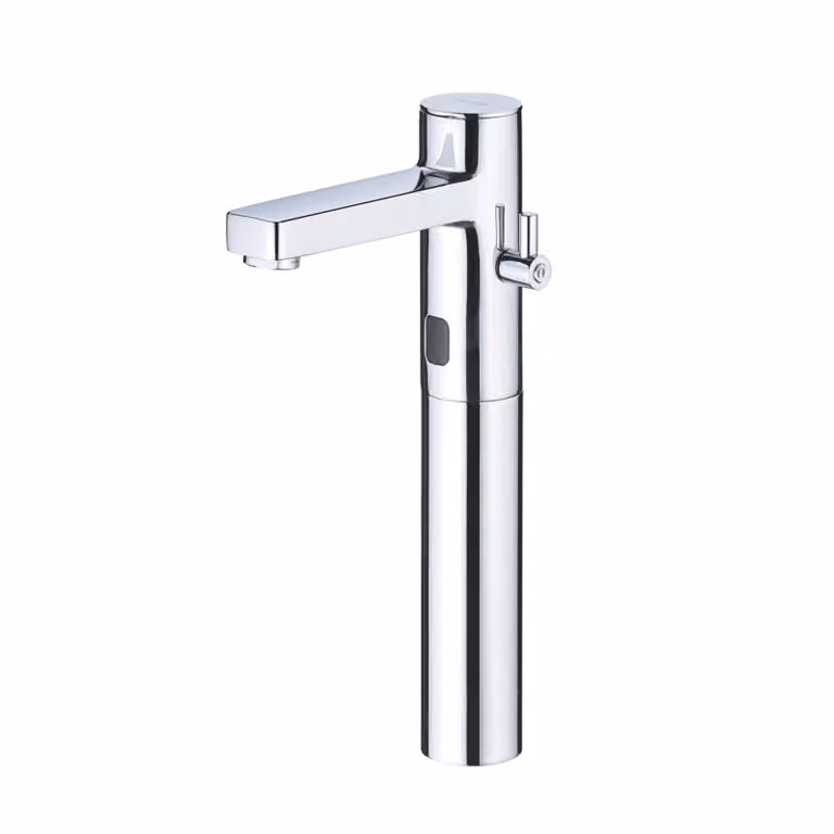 KLUDI ZENTA SL E Mitigeur électronique pour lavabo, hauteur d'écoulement 230mm, alimentation par pile, chrome, 3810605, 3810605