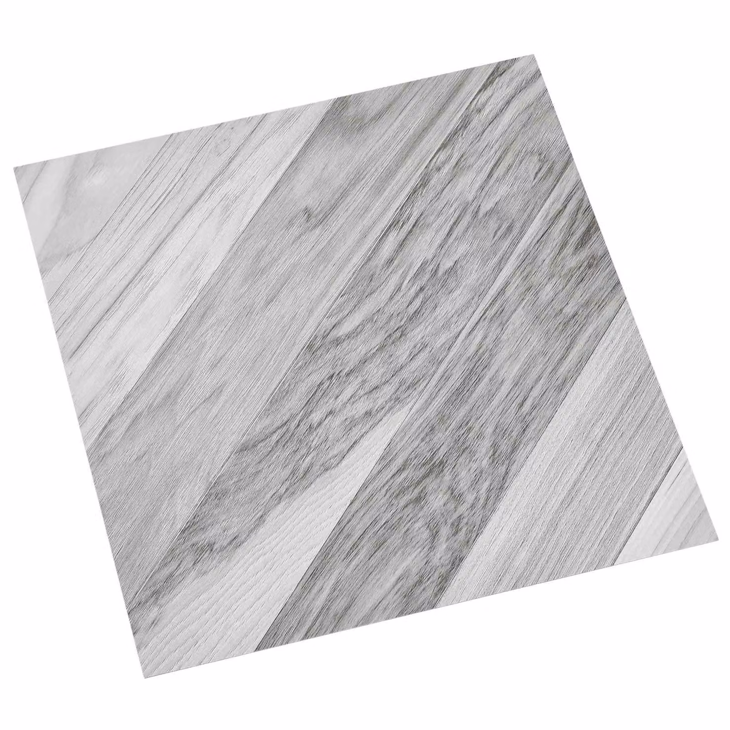 Plance per pavimentazione autoadesive vidaXL effetto legno grigio, L: 30,5 cm, P: 30,5 cm, H: 0,5 cm