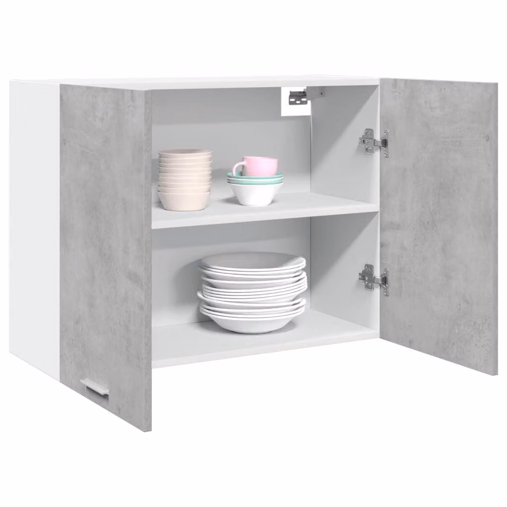 Pensile da cucina moderno vidaXL Lyon Grigio Cemento L: 80 cm, P: 31 cm, H: 60 cm