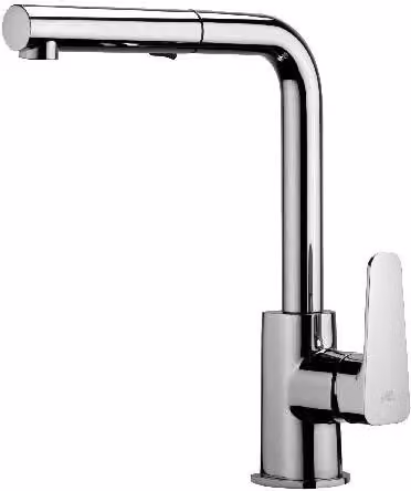 Paffoni Sly - Miscelatore per lavello con doccia estraibile, cromo SY285CR