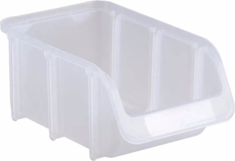 hünersdorff 672700 Sichtlagerkasten Größe 2 0,73 l transparent