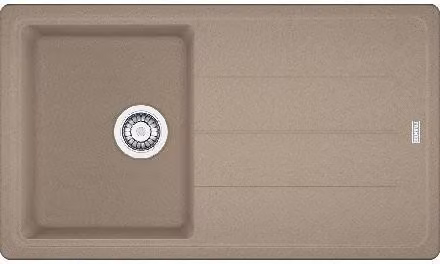 Franke Basis - Lavello Fragranite BFG 611-86, 860x500 mm, cashmere 114.0494.911