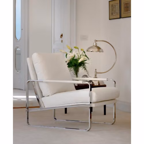 Poltrona Clarissa contemporanea sfoderabile di Bontempi Casa