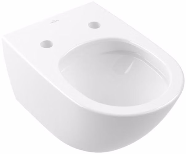 Villeroy & Boch Subway 3.0 WC à fond creux, suspendu, ovale, sans bord, TwistFlush, 370x560x360mm, 4670T0R1, 4670T0R1