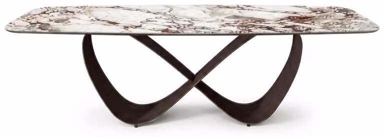 Tavolo in imitazione marmo di alta qualità. Eleganti tavoli da pranzo, lusso