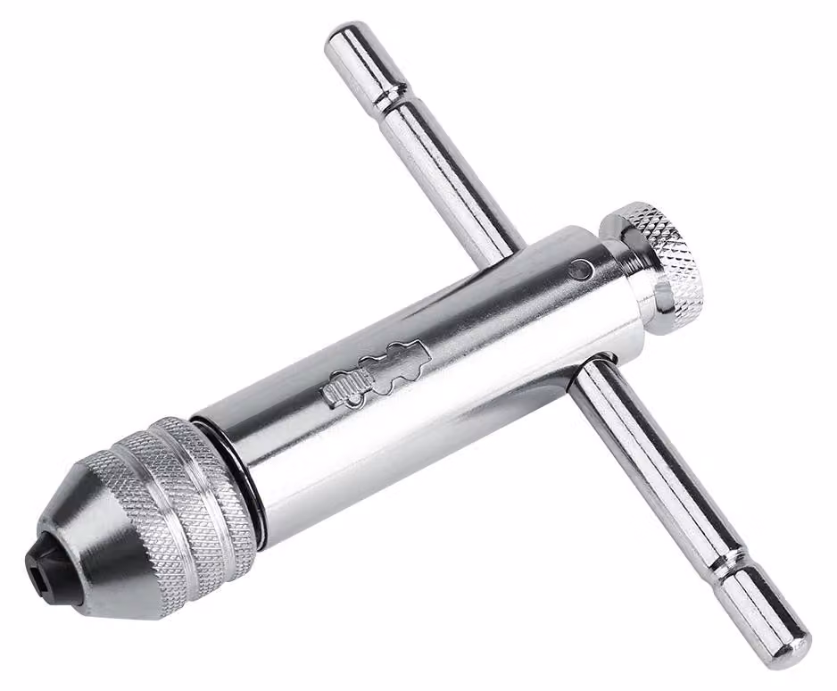Chiave a cricchetto regolabile con impugnatura a T, M3, M8 e M5, M12 per set di matrici (M5 corto)