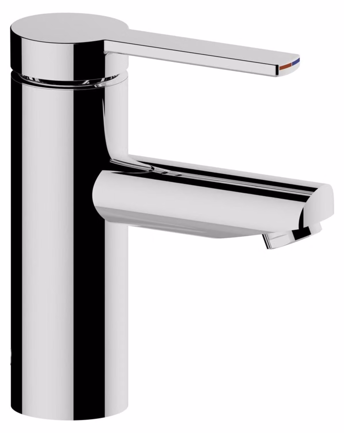 KEUCO PLAN blue Mitigeur monocommandé pour lavabo 90 avec bec prolongé. levier, sans garniture de vidage, saillie 107mm, 53902010101, 53902010101