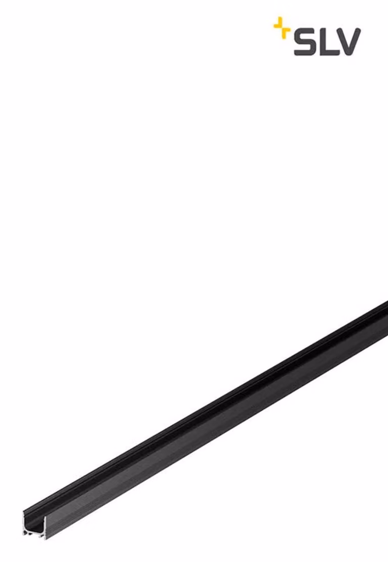 Grazia 10 LED profilo a plafone standard scanalato 2m nero