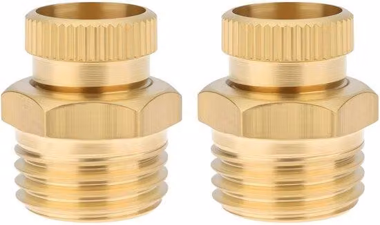 Valvola di scarico per compressori d'aria, 2 pezzi, raccordo PT1/4", ottone, 12,5 mm, resistente alla corrosione
